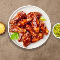 You'Re My Bbq Wings · Fresh chicken wings breaded, fried until golden brown, and tossed in barbecue sauce.