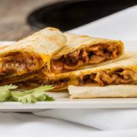 Korean Bbq Quesadillas · Korean style quesadillas with jalapeños, saltees onions and cheese.