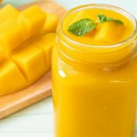 Only Want Mango · 100% real fruits. Extra mango.