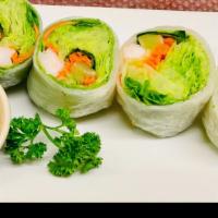 Summer Rolls · Two pieces. A healthier alternative to spring rolls, summer rolls are made with lettuce, car...