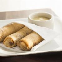 Cantonese Spring Rolls · Shrimp and chicken.