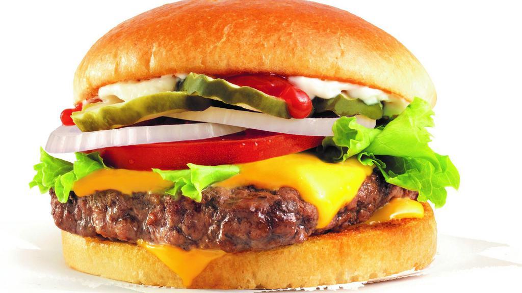 Cheeseburger · Try the best burger in town. Made with deitz and watson cheese, beef and fresh veggies. Dress it how you like.