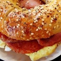 Pork Roll, Egg & Cheese · Dietz and Watson pork roll and american cheese on your choise of bread