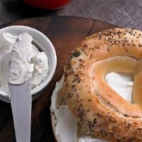 Bagel With Cream Cheese · Fresh bagel With Cream Cheese