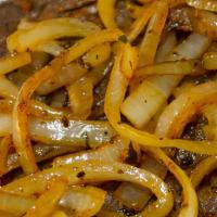 Beef Steak With Onions · [ GLUTEN-FREE ] Tender steak with onions in a garlic sauce
