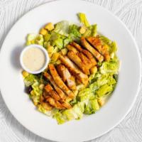 Come With The Hen Caesar Salad  · Romaine lettuce, grilled chicken, house croutons, and parmesan cheese tossed with caesar dre...