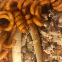 John'S Chicken Cheesesteak Combo · Served with french fries.