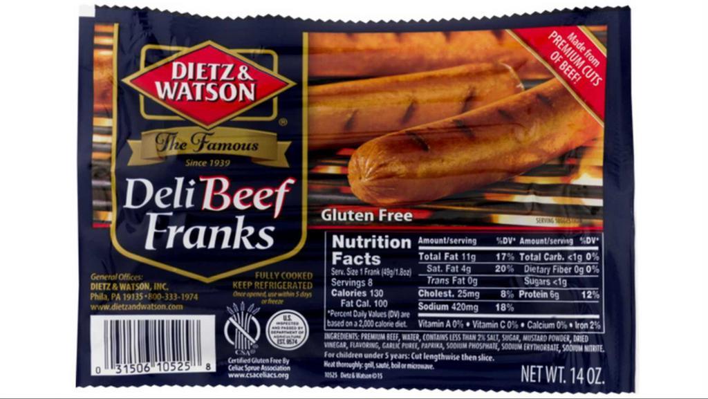 Beef Franks 14Oz · Dietz Watson