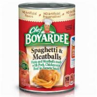 Chef Boyardee Spaghetti And Meatballs 14.5Oz · 