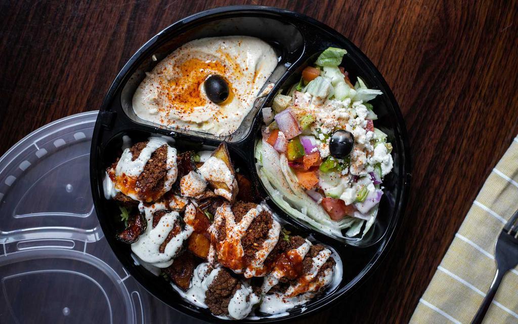 Austin’s Habibi  LLC (W 5th St) · Middle Eastern · Mediterranean · Salad · Desserts · Greek