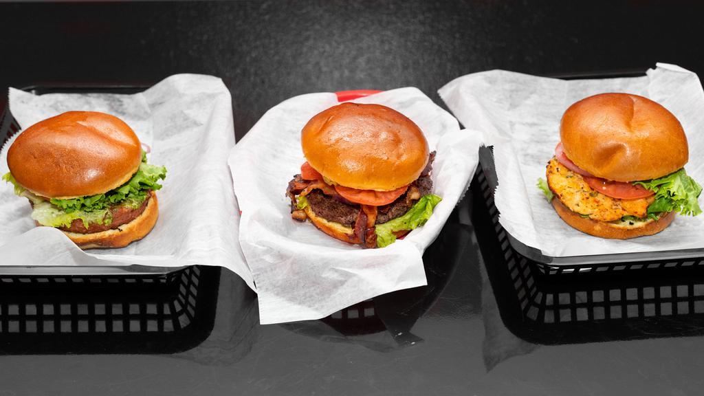 Sydney’s burger · Sandwiches · Chicken · Desserts · Breakfast