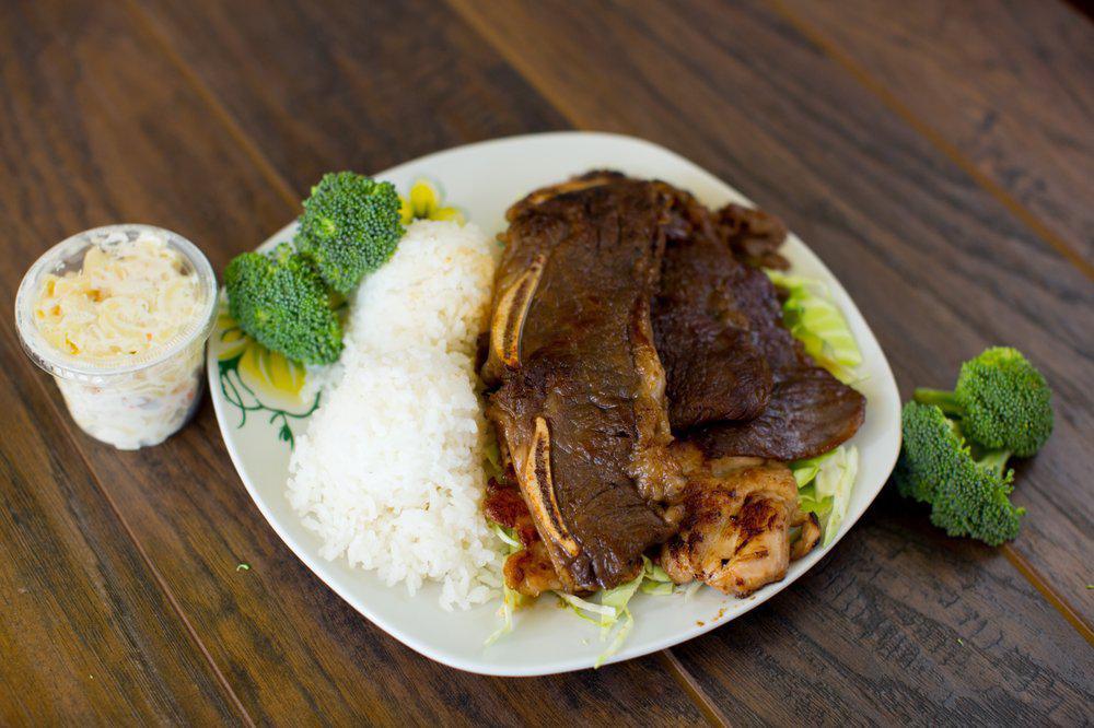 Tiki's Hawaiian BBQ · Poke · Seafood · Chicken · Burgers · Sandwiches