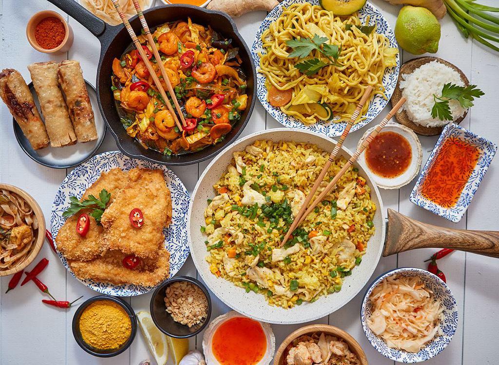 Thailand Restaurant · Thai · Indian · Noodles · Chinese · Desserts