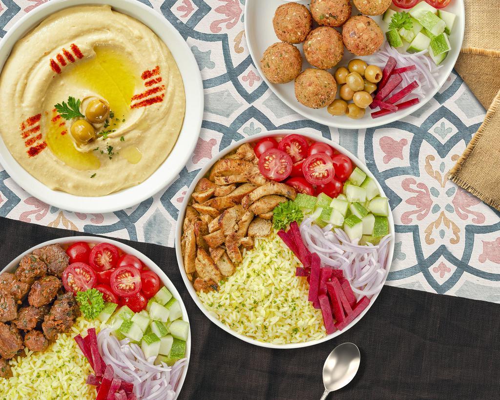 King Baba Bowls · Mediterranean · Healthy · Other · Greek · Halal · Middle Eastern