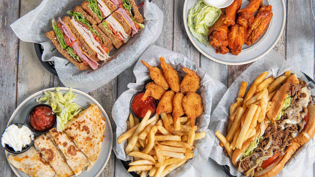 Hangar Club · American · Sandwiches · Seafood · Chicken · Salad