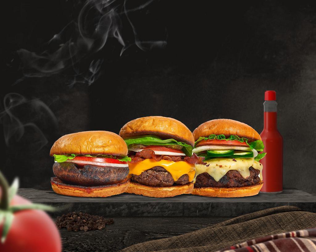 Pursuit To Vegan Burgers · Vegan · Vegetarian · Burgers · Fast Food · American