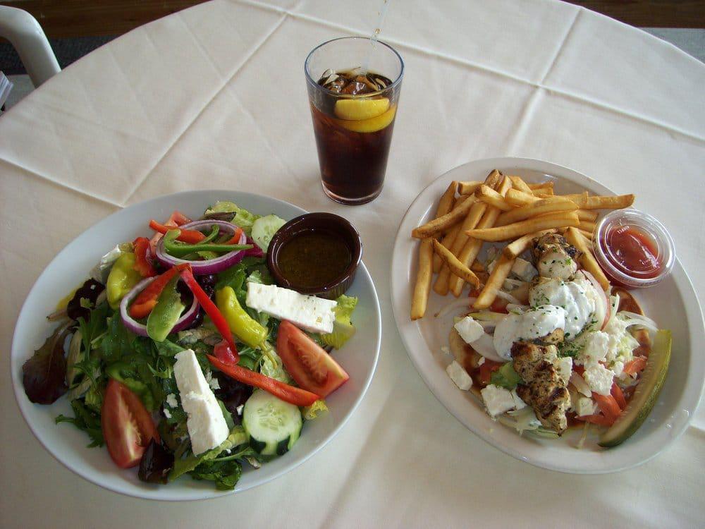 Mylo's Grill · Greek · Salad · Sandwiches · Desserts · Burgers