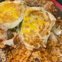 Chilaquiles · Red or green sauce.