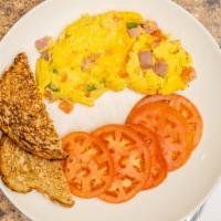 Western Eggcellent Omelettes · All omelettes are made with fresh ingredients and including 4 country fresh eggs. Omelettes ...