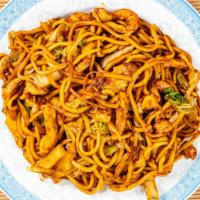 Chicken Lo Mein · Extra chicken for an additional charge.