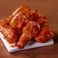 6 Traditional Wings · An order of our classic, crispy bone-in wings covered in your choice of sauce.