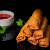 A7 Egg Rolls · Fried vegetable egg roll 6 pieces.
