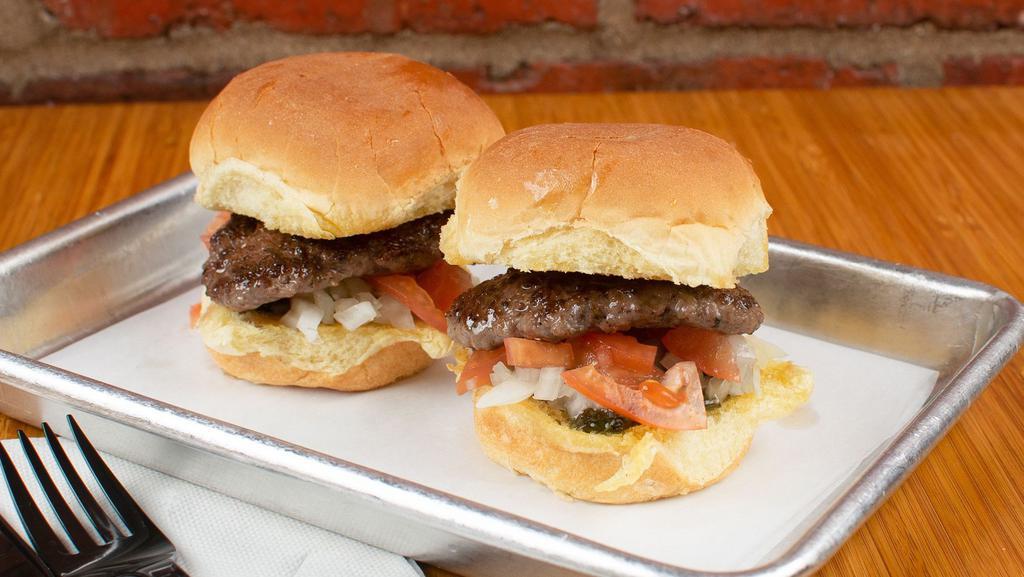 Lamb Sliders · Two locally sourced, 
