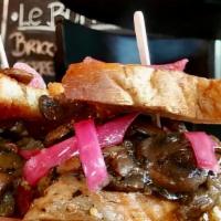 Bastille Market · LEVAIN, GOAT CHEESE, EGGPLANT, ROASTED RED PEPPERS, MUSHROOMS, PICKLED RED ONIONS, BALSAMIC ...