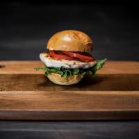The Lady Bird · grilled chicken breast, honey mustard, lettuce and tomato