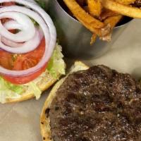 Build Your Own Burger · 100% USDA Prime Beef Grinded In House! Taste The Difference . ½ LB Burger Topped Your Way