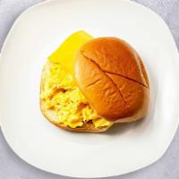 Eggcited Cheese Vegan Breakfast Sandwich · Scrambled vegan egg, and vegan cheese served on your choice of bread.