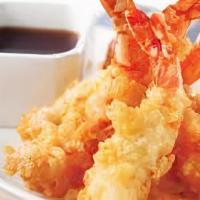 Shrimp Tempura (Apt) · Shrimp and vegetable fried with light tempura batter.