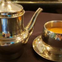 Masala Chai · Traditional Indian spiced chai with milk and mild spices