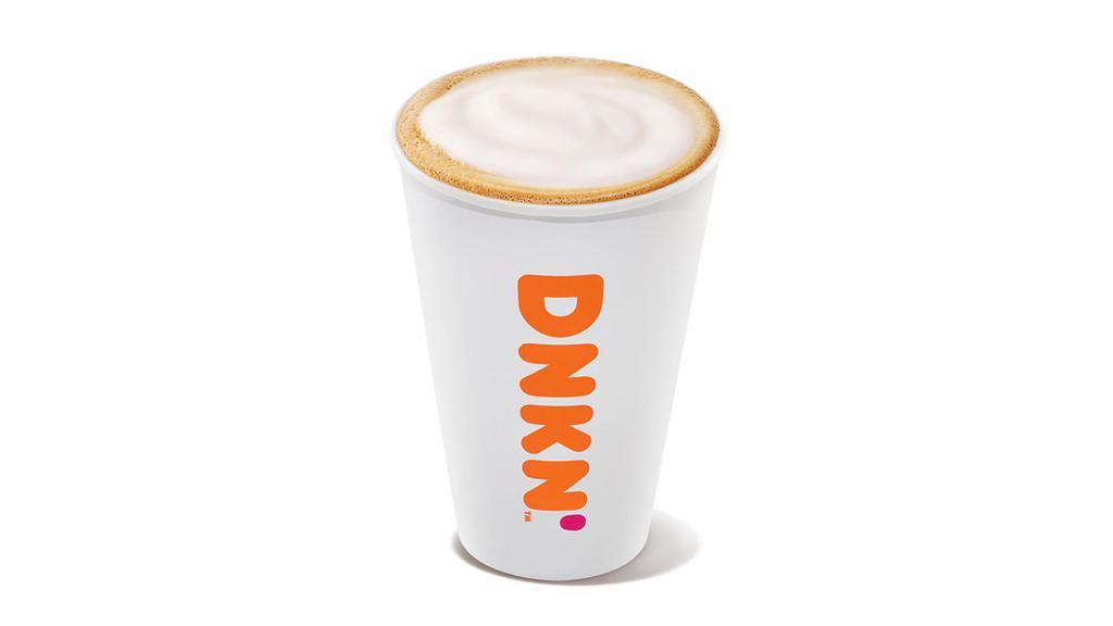 Cappuccino · Our Cappuccino is a warm cup of blended espresso and frothy, bold deliciousness. Made with beans that are freshly ground, freshly brewed, and then blended with steamed milk. This beverage has a thick layer of creamy foam for your delight