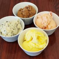 Ice Cream · Choose Flavors from Vanilla / Chocolate / Cookies & Cream / Strawberry
