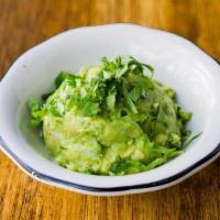 Side Of Guac · Avocado, lime, serrano chile, cilantro, garlic, onion