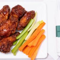  5 Jumbo Chicken Wings · Choice of: buffalo sauce, homemade sweet and sour sauce or house-made teriyaki and scallion ...
