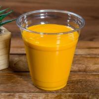 Lassi · Blended chilled mango flavored yogurt drink
