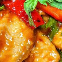 Lemon Pepper Chicken Wing · Marinated chicken wings with lemon pepper, deep-fried served with Thai chili sauce