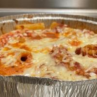 Baked Pasta · With mozzarella and ricotta cheeses.