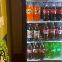 2 Liter Soda · Pepsi, coca cola, diet coke, Fanta orange, root beer, dr pepper, sprite.