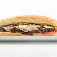Steak & Cheese · Lettuce,tomato,mayo,grilled onion and provolone cheese. *Hot Subs.