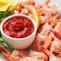 Shrimp · 8 medium sized shrimp fried or grilled, with a side of your choice, and a piece of Texas toa...