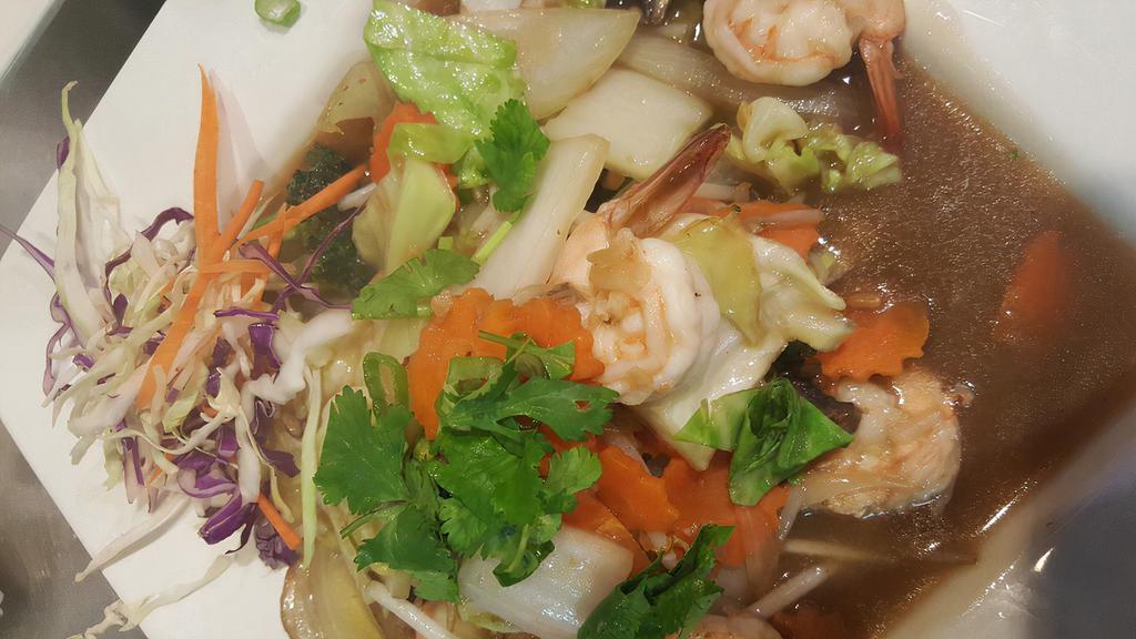 Mixed Vegetables · Napa cabbage, bean sprouts, baby corn, broccoli, carrot and mushroom.