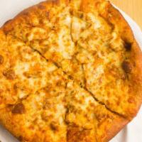Buffalo Chicken Pizza · Chicken breast, bleu cheese, hot sauce, and our special cheese blend.