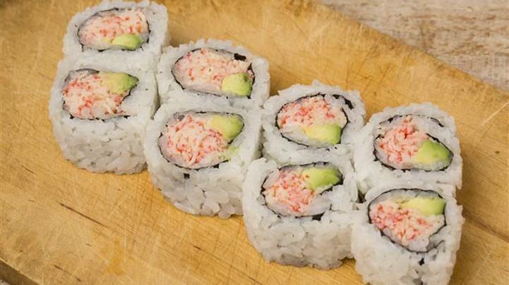 Spicy Crab And Shrimp Roll  · Spicy. (8 Pieces)