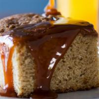Coffeecake · Square of our Original Coffeecake.  Served with warm house made Buttermilk Caramel Sauce.  S...