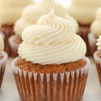 Carrot Cake Cupcake  · Scrumptious  moist carrot cake , topped with fluffy creamy cream cheese icing