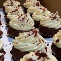 Red Velvet Cupcake  · Rich Red Velvet cake , topped with fluffy creamy cream cheese icing