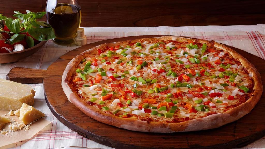 Veggie Lover Pizza · Spinach, broccoli, onion, green pepper, mushrooms, black olives and fresh tomato.
